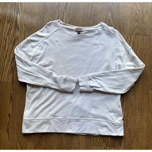 Cream Oversized Sweatshirt Size M